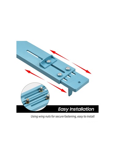 Yuntech01 Mutfak Lavabo Uyumlu Genişletilebilir Bıçak Taşı Tutucu, Kaymaz Ve Pas Koruyucu, Mavi Renkli Taş Tutucu Standı Taş Dahil Değil Açık Mavi