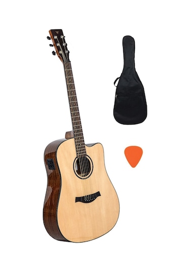 Valler Va530Ceq Cutaway Elektro Akustik Gitar Parlak Cilalı