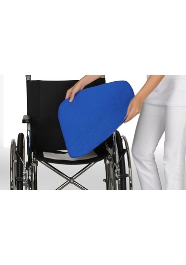 Caretex Abso 40 x 40 CM Yıkanabilir Sıvı Geçirmez Mavi Sandalye Pedi