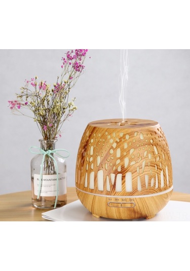 Moveevo 400ml 4 İşlevli Nemlendirici Temizleyici, Aromaterapi Dağıtıcı, Gece Lambası, Otomatik Kapanma Ve Zamanlayıcı Au Şarj Aleti