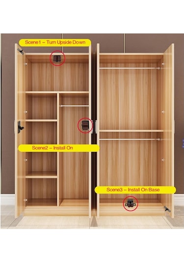 1 Takım Mıknatıslı Dolap Kapı Durdurma Durdurucuları Amortisör Tamponu Vidalar İle Yakalar Mobilya Donanımı