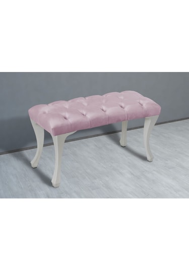 Pembe Chester Model Babyface Kumaş Bench&koltuk&tabure&pofuduk Yatak Odası Takımı Ucu&önü Puff