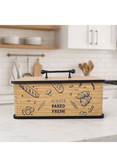 Ahşap Ekmek Dolabı