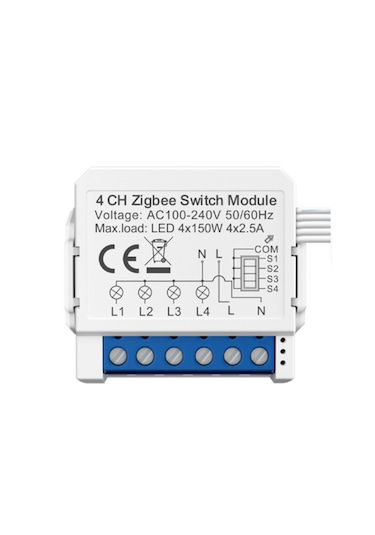 Tuya 4ch Zigbee Anahtar 4 Kanal Zigbee Röle