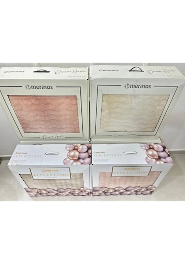 Nivemeshome Reflections Vizon 3 Parça Battaniye Seti Merinos Vizon