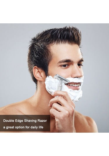 Mufunye Klasik Paslanmaz Çelik Tıraş Bıçağı - Uzun Saplı, Şık Ve Dayanıklı