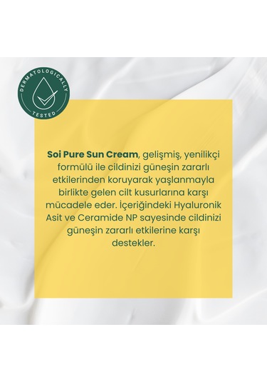 Soi Cosmetics Soi Pure Sun Cream SPF50+ 50 ML