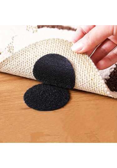 Willowhaven 20 Parça Siyah Beyaz Çift Taraflı Yapışkanlı 6cm Tutturucu