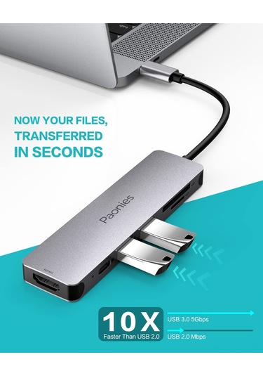 Geeksen Usb-c 7'li Hub, Geniş Ekran Deneyimi Ve Çoklu Cihaz Uyumu İle Göz Yorgunluğunu Azaltır