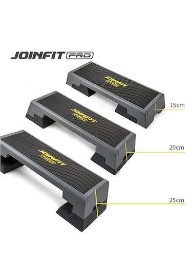 Joinfit Pro Step Tahtası, 3 Kademe Yükseklik Ayarı