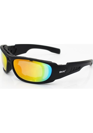 Daisy Usa C6 Polarize Değişebilir 4 Lens Military Tactical Gözlük