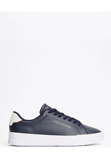 Tommy Jeans Erkek Lacivert Pebble Grain Court Sneaker Lacivert