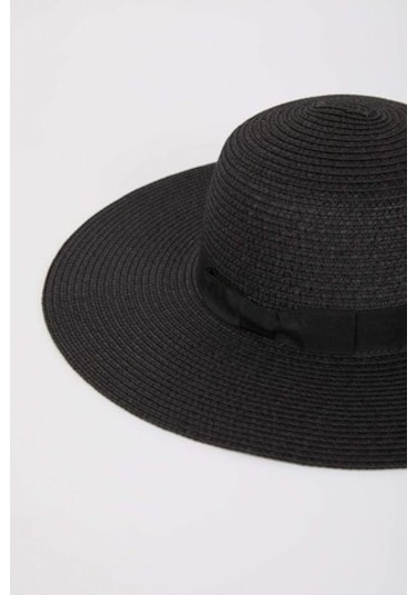 DeFacto Kadın Hasır Şapka M8818AZ25SMBK23 Siyah