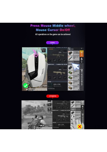 Mufunye M2 Klavye Fare Dönüştürücü: Kablolu + Bluetooth 5.0, İos Ve Android Uyumlu, Oyun Koltuğu İçin İdeal