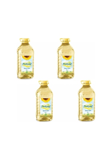 Trakya Ayçiçek Yağı 5 Lt Pet X 4 Adet 1 Koli 20 Lt