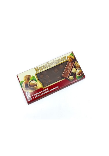 Nussbeisser Bütün Fındıklı Sütlü Çikolata 100 G