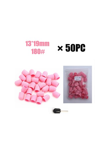 50 Adet Pedikür Bakımı Siyah Zımpara Kapakları Mandrel Pedikür Manikür Ölü Deri Kaldırmak Parlatma Ayak Bakımı Temiz Tırnak Eti Aksesuarları Ceviz Renk