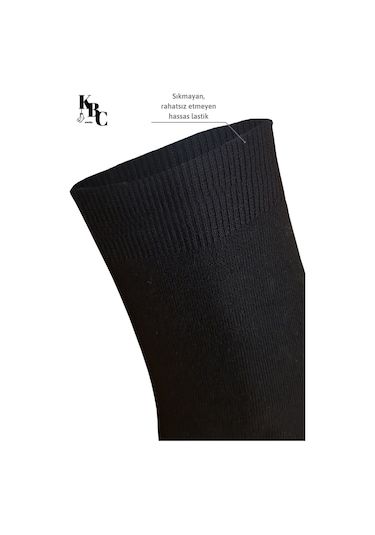 12'li Çok Renk Dikişsiz Bambu Erkek Yazlık Klasik Çorap Seti Çok Renkli