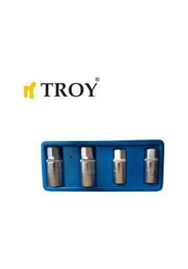Troy 26155 Bozuk Somun Sökme Takımı. 4 Parça