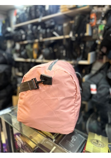 Bagslaab Pembe Su Geçirmez Kumaş Seyahat Spor Çantası-1011 Pembe
