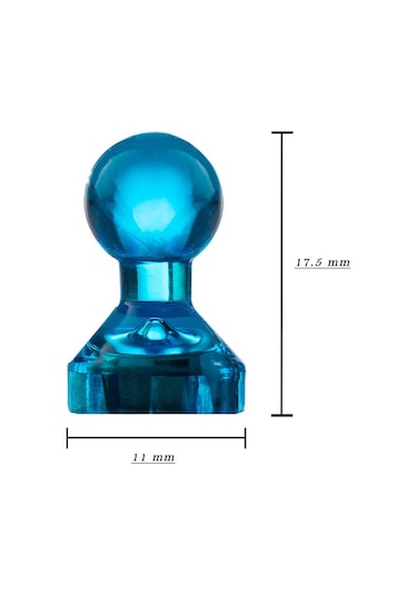 Ay Magnet 10 Adet Pano Mıknatısı - Güçlü Neodyum Miknatis - Pano