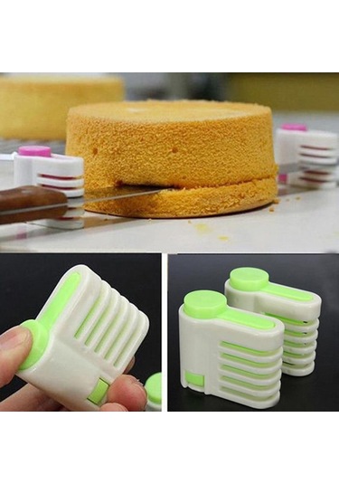 Dıy 5 Katmanlar Kek Splitter Tost Ekmeği Dilimleme Kek Kesici Kesme Ekmek Bıçağı Bölücü Pişirme Araçları Diğer