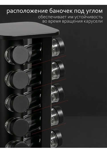 Airexpress Döner Tabanlı Baharat Kavanozları 446919613 Kaolin