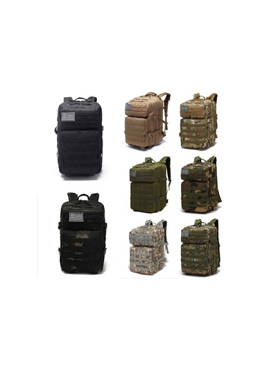 Yuntech01 Dayanıklı 900d Naylon Sırt Çantası - Su Geçirmez, Molle Sistemi, Geniş Depolama Çok Renkli