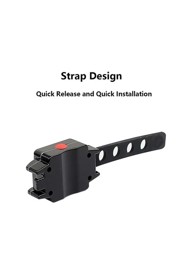 Forte Gt 6169 Bisiklet Arka Işık 3 Modlu 120 Lümen Usb Şarjlı Güçlü Arka Stop Gri - Siyah