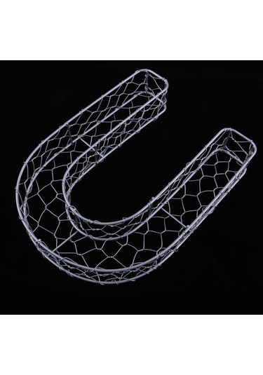 Suntek Magideal Alfabe Demir Tel Çelenk Çerçeve Etli Saksı Metal U