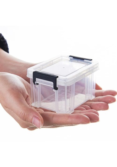 Schulzz Şeffaf 8,5 X 6,5 X 5 Cm Mini Takı Saklama Kutusu Şeffaf