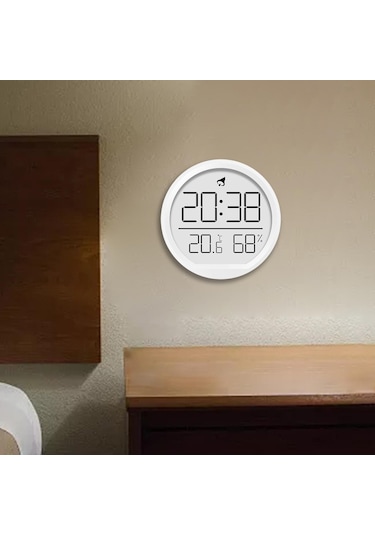 Suntek Dijital Duvar Saati Başucu Saati 2.9inç Pille Çalışan