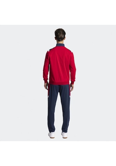 Joma Toledo Tracksuit Erkek Eşofman Takım Kırmızı Lacivert Kırmızı - Lacivert