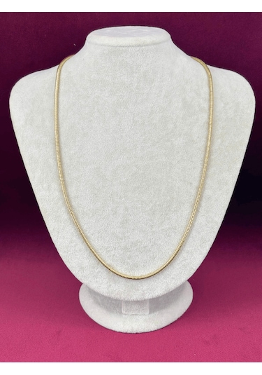 14 K Renginde Kalın İtalyan Zincir Model Gold Kolye Gold