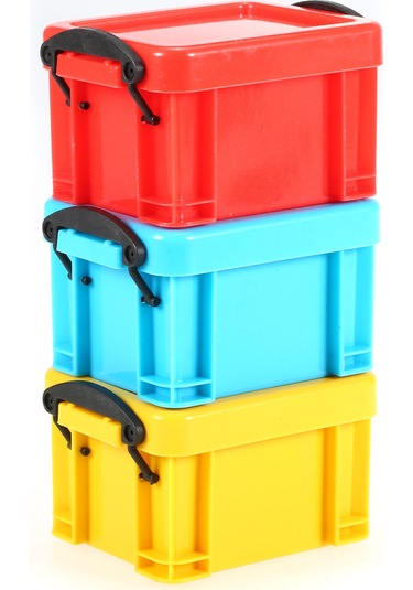 Symbee Rc Tırmanış Arabası Çatı Ekipmanı İçin Plastik Taşıma Kutusu Mavi