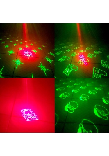 Ximistore9 Noel Parti Işığı - Usb Kontrollü Projeksiyon Aydınlatma