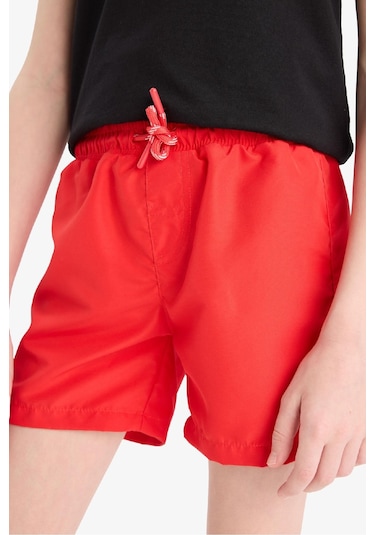 DeFacto Erkek Çocuk Basic Düz Deniz Şortu B7494A825HSRD227