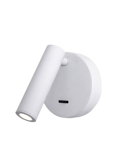 Dancemonkey Cbtx 3105 Yatak Odası Başucu 3w Sıcak Işık - Beyaz, Modern Aydınlatma Beyaz