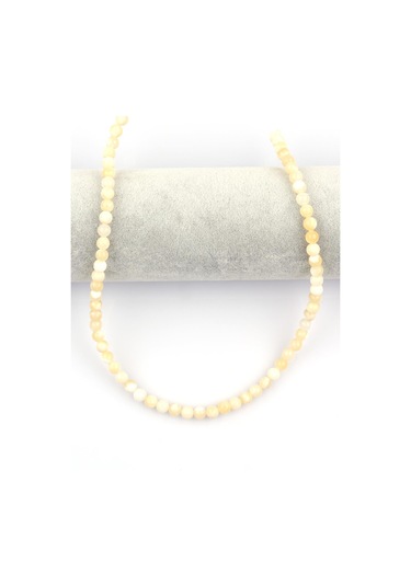 Aragonit Doğal Taş Dizi 6 MM Küre Kesim 66152161 Siyah