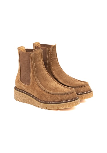 Sabbia Bot Kadın 25k11778xs Vergelio Suede Sabbia