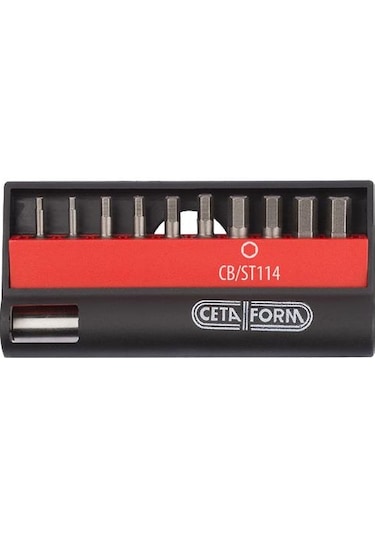 Ceta Form Cb/st114 11 Parça Allen Bits Uç Takımı - 1/4" Bits Tutu