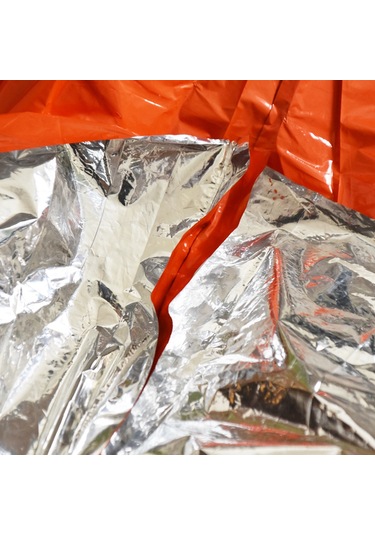 Konesam Acil Durum Pelerin, Dış Mekan Yürüyüşü Ve Bisiklet Sürüşü İçin Alüminyum Folyo Yansıtıcı, Kollüksüz Şapkalı, Zeytin Yeşili Yeşil