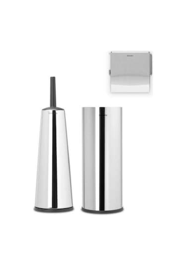 Brabantia Banyo Aksesuarı 3 Lü Set Parlak Paslanmaz Çelik 280689