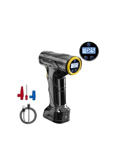 Novahub 120w Taşınabilir Lastik Şişirme Cihazı: Led Işıklı, Akıllı Basınç Göstergeli, Hızlı Motor, Araba/motosiklet/bisiklet İçin