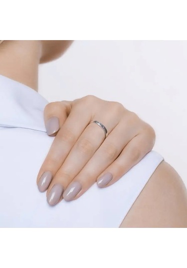 Sokolov 925 Ayar Gümüş Mücevher Klasik Yüzük 11197297 Gri