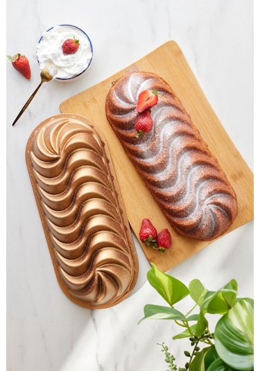 Karaca  Cake Pro Vera Döküm Kek Kalıbı Gold 35 cm