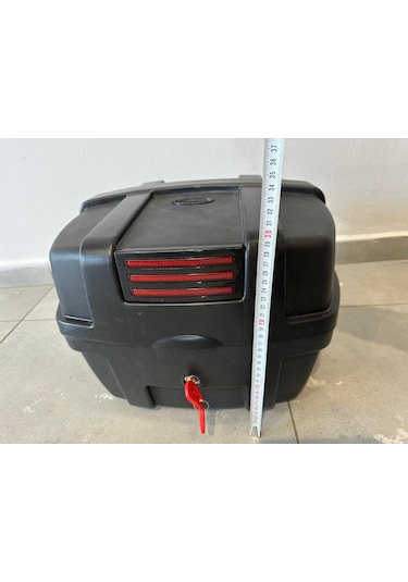 Motosiklet Arka Çanta 35 Litre Reflektörlü 1. Sınıf Plastik
