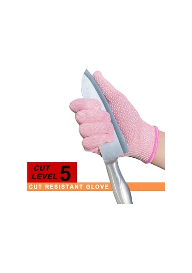 Ccgloball 3 Çift Kesilmez Eldiven, Şeffaf Silikon, Kaymaz Ve Aşınmaya Dayanıklı, Bahçe Işleri, Mutfak Mavim