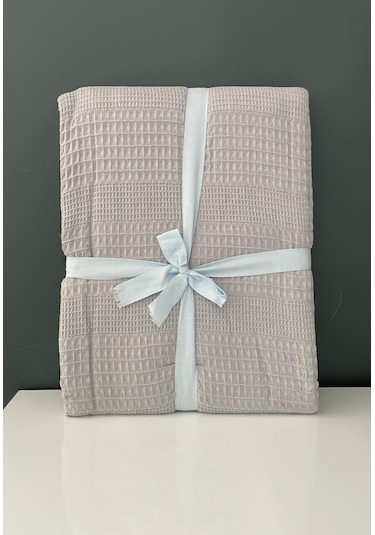 Taç Monet Gri Pike Tek Kişilik