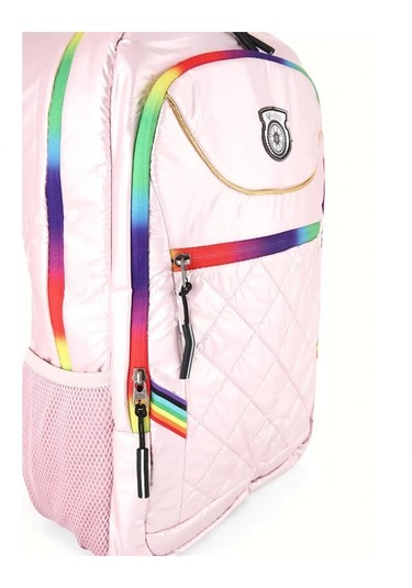 Young 51518 Okul Sırt Çantası Pembe Çok Renkli